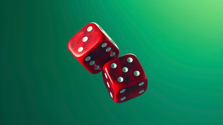 Meja Three Card Poker dengan dealer dan pemain di royal228